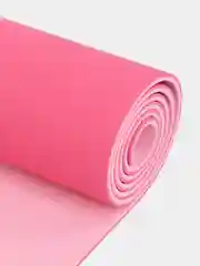 Розовый коврик для фитнеса, нескользящий, 2 слоя