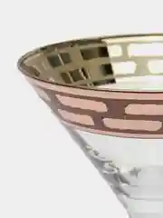 Бронзовый набор фужеров для мартини, 6 штук