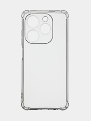 Чехол для Tecno Spark 20 / Tecno Spark 20C прозрачный силиконовый с усиленными углами