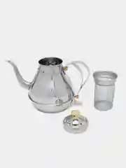 Чайник заварочный "Леранс", 1,1 л, металлическое сито, цвет хромированный