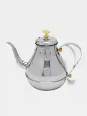 Чайник заварочный "Леранс", 1,1 л, металлическое сито, цвет хромированный