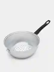 Дуршлаг, d=24 см, цвет хромированный