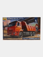Сборная модель KAMAZ-65115 самосвал масштаб 1:35 КИТ, пластик, камаз