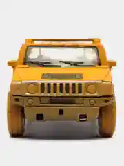 Желтый металлическая машинка 1:40 2005 Hummer H2 SUT (Muddy) KT5097DY