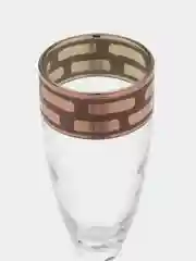 Карамельный набор фужеров для шампанского, 150 мл, 6 штук