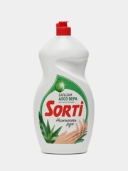 Средство для мытья посуды Sorti, бальзам с алоэ вера, 1,3 кг