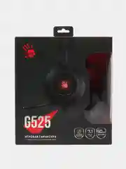 Игровые наушники с микрофоном A4Tech Bloody G525, черные, 2 м, мониторные, G525 BLACK