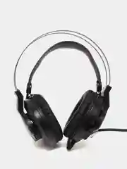 Игровые наушники с микрофоном A4Tech Bloody J437, черный, 1.8 м, мониторные, USB J437