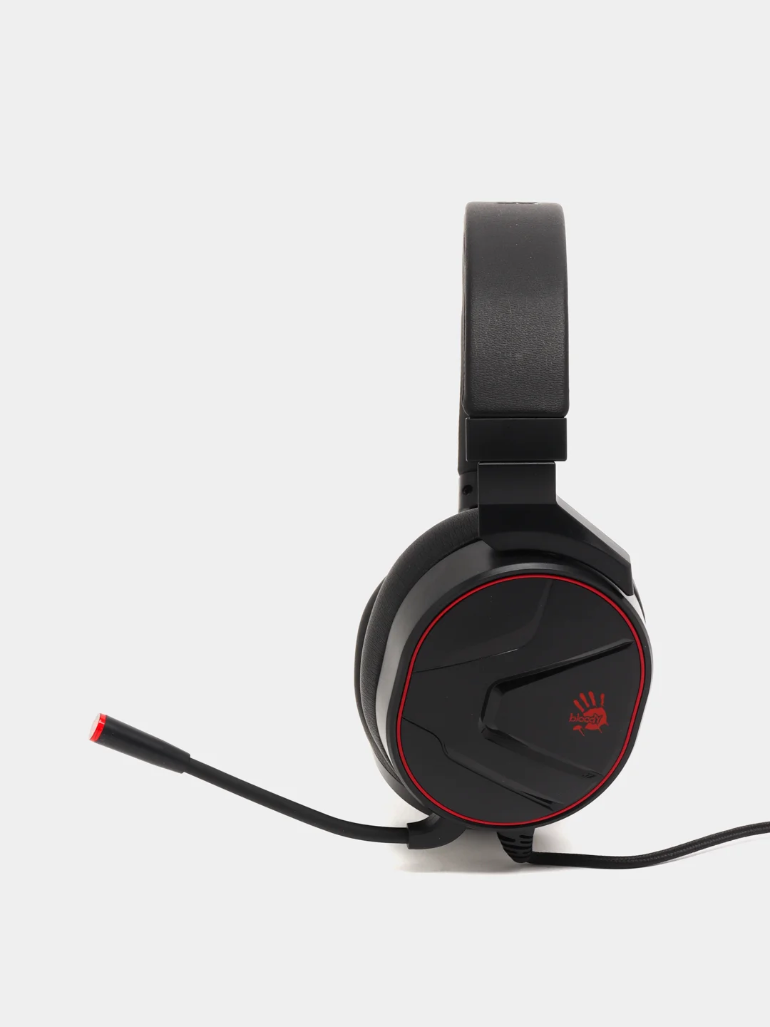 Игровые наушники с микрофоном A4Tech Bloody G600i, черные, 1.3 м, мониторные USB, G600I
