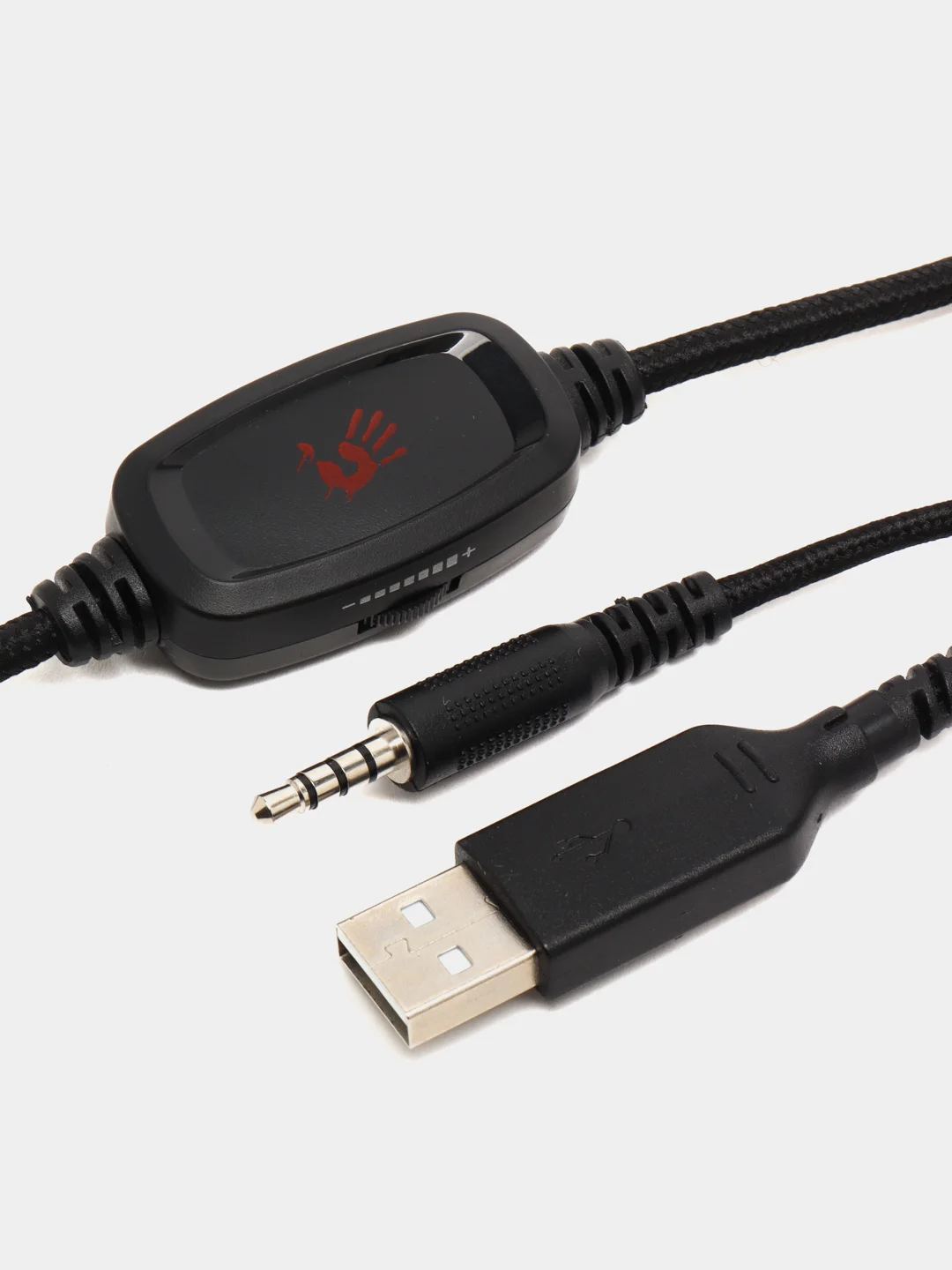 Игровые наушники с микрофоном A4Tech Bloody G330p, черный