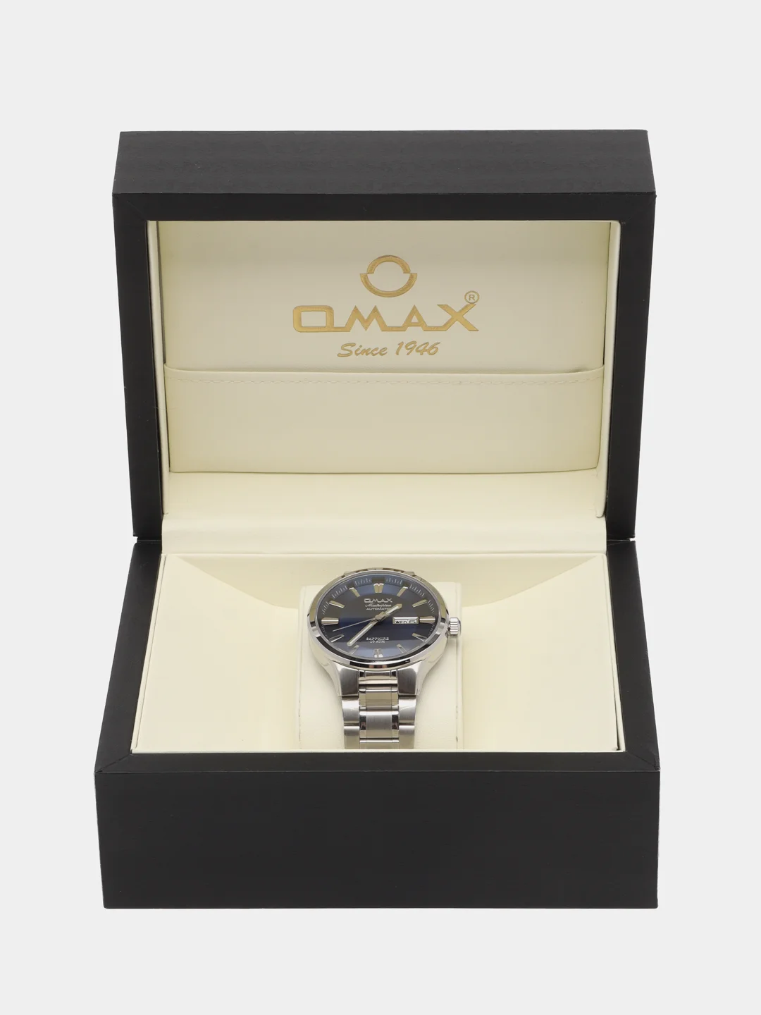 Серый металлик часы наручные механические Omax OSA010