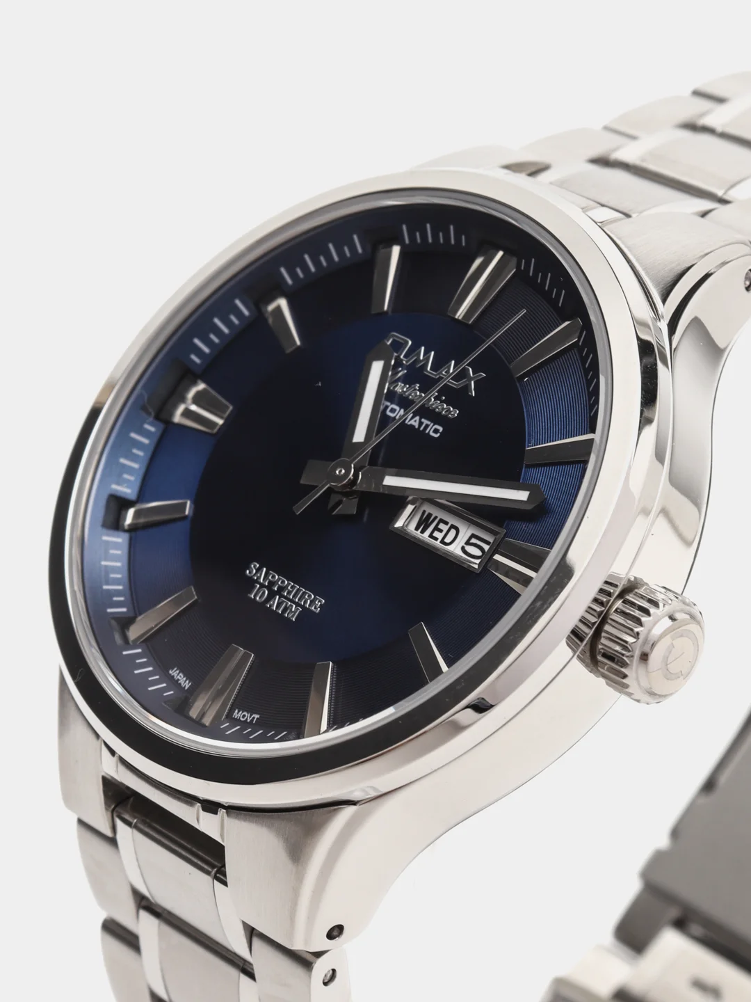 Серый металлик часы наручные механические Omax OSA010