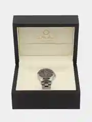 Серый металлик часы наручные механические Omax OAOR007