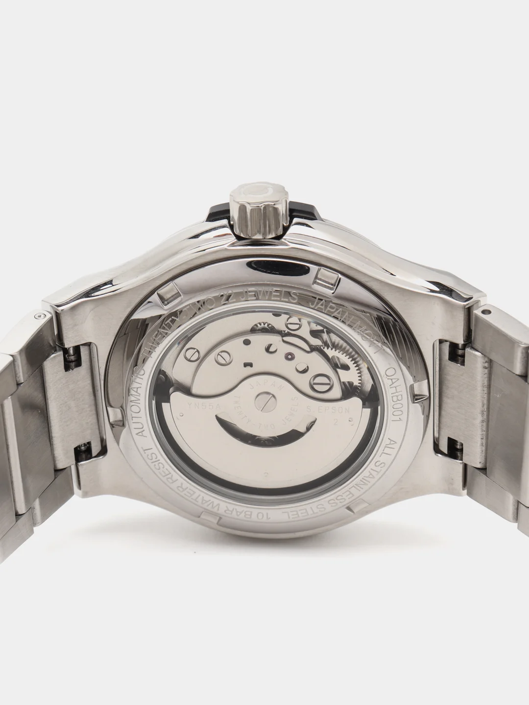 Серебряный часы наручные механические Omax OAHB001