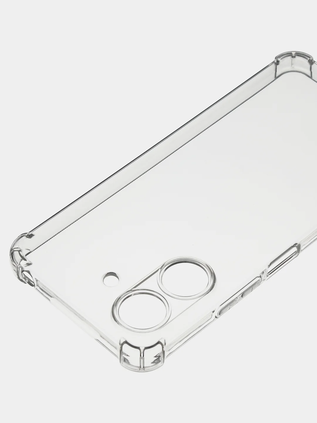 Чехол для Xiaomi Redmi 13C / Poco C65 прозрачный силиконовый с усиленными углами
