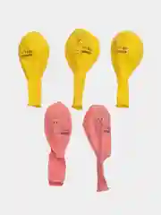Желтый шары воздушные, 5 шт, разные цвета