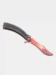 Нож деревянный бабочка 1.5 Вой кс го / cs go