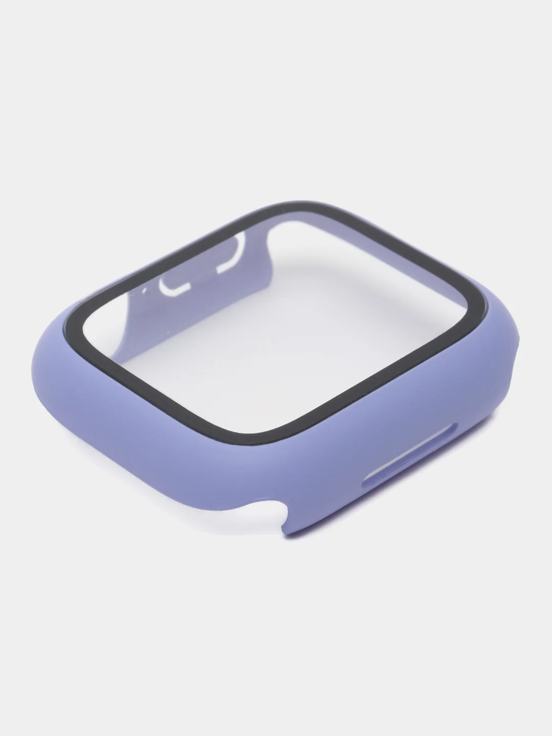 Небесно-голубой бампер с защитным стеклом и ремешком для Apple Watch