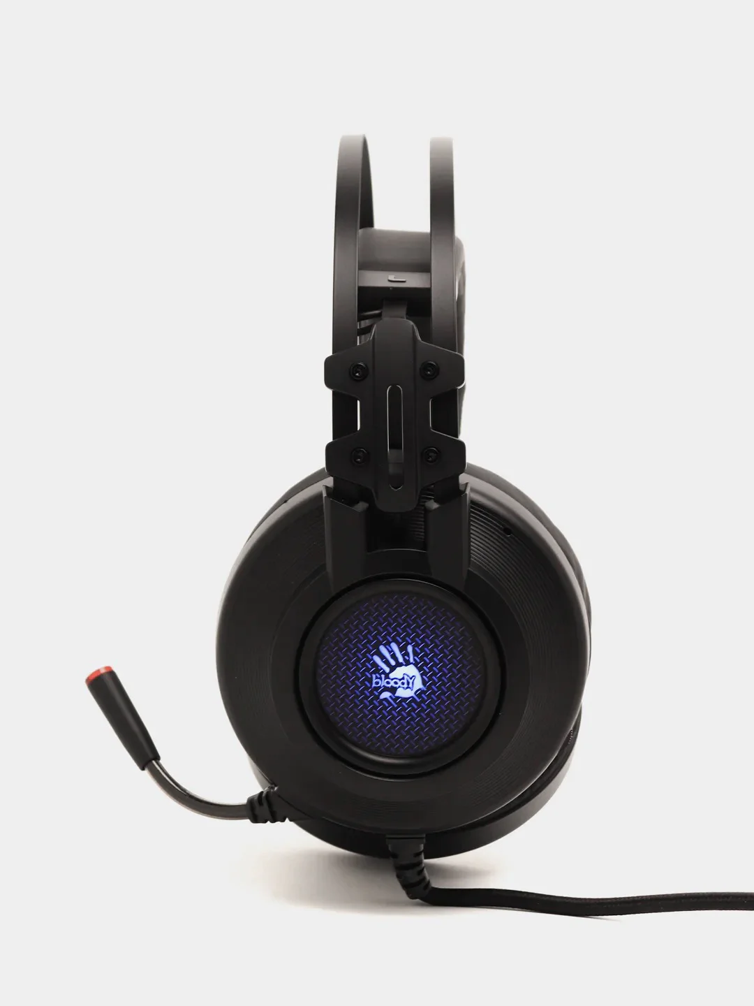 Игровые наушники с микрофоном A4Tech Bloody G525, черные, 2 м, мониторные, G525 BLACK