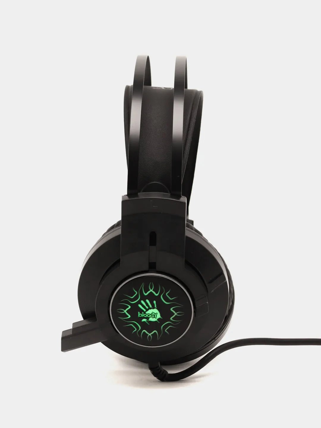 Игровые наушники с микрофоном A4Tech Bloody J437, черный, 1.8 м, мониторные, USB J437