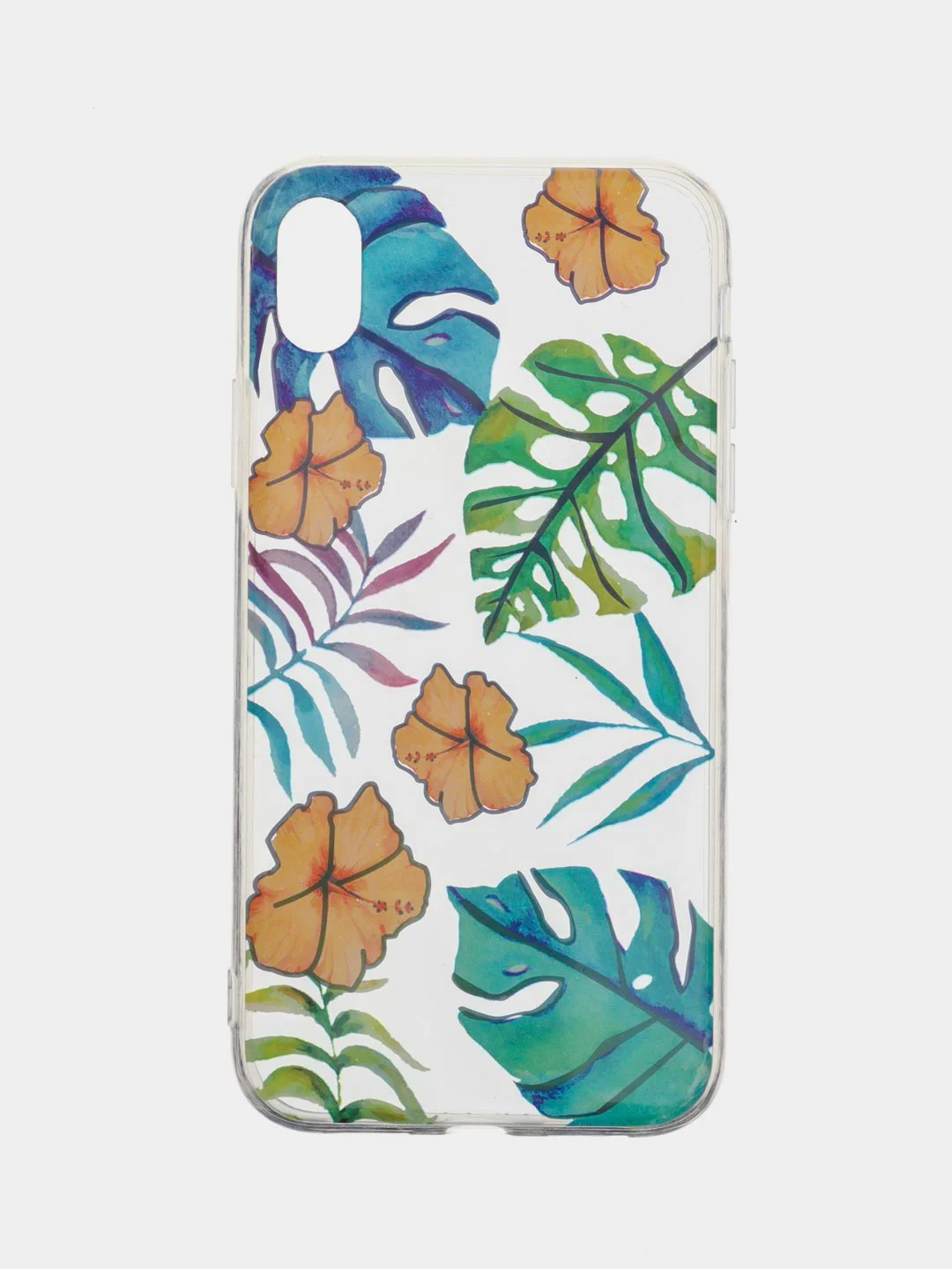 Желтый прозрачный чехол iPhone 6 6s 7+ 8+ XR XS Max Samsung S10 Lite S10e J4+ J6+Plus