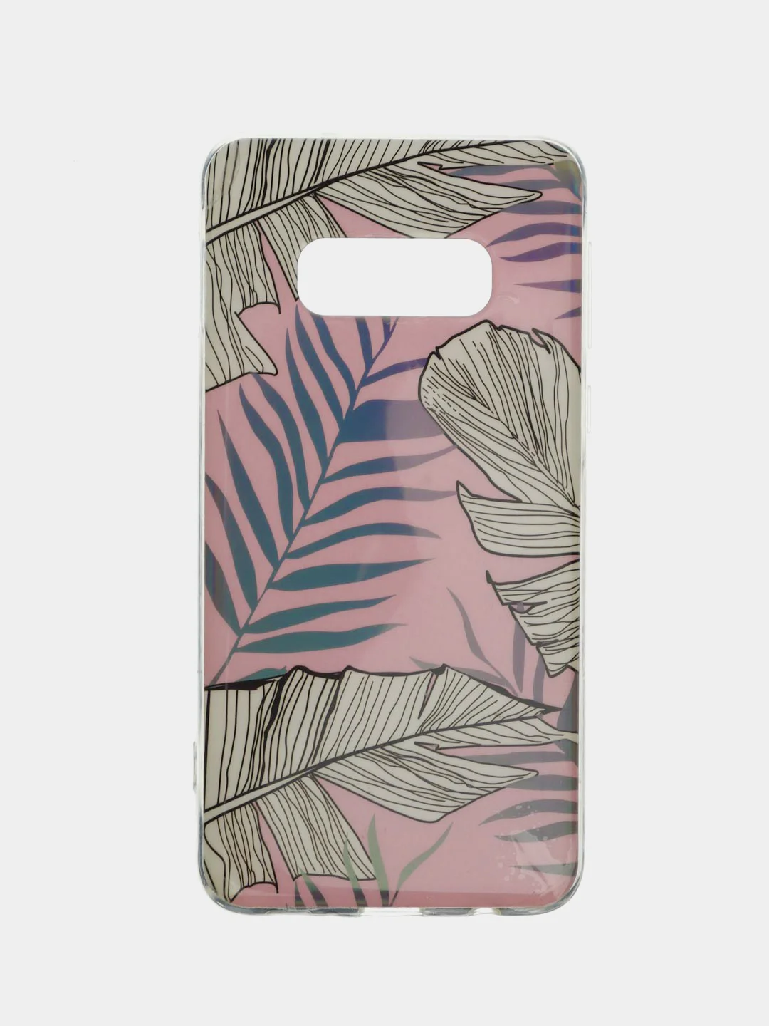 Розовый прозрачный чехол iPhone 6 6s 7+ 8+ XR XS Max Samsung S10 Lite S10e J4+ J6+Plus