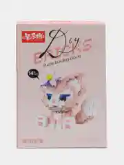 Кораллово-розовый конструктор детский, блочный, Наруто, Веном, Стич, Мстители, Губка Боб, Куроми, Грут, Патрик