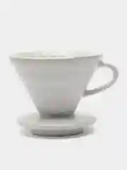 Белый воронка для заваривания кофе V60, керамическая