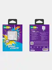 Серый сетевое зарядное устройство More Choice NC46, 2 USB 2.4A