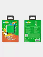 Зеленый сетевое зарядное устройство More Choice NC46, 2 USB 2.4A