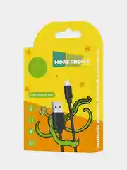 Кабель зарядки для Apple iPhone More choice K13i, USB-Lightning 2.4A, 1 метр