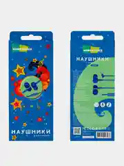 Синий наушники проводные с микрофоном More choice G24 AUX