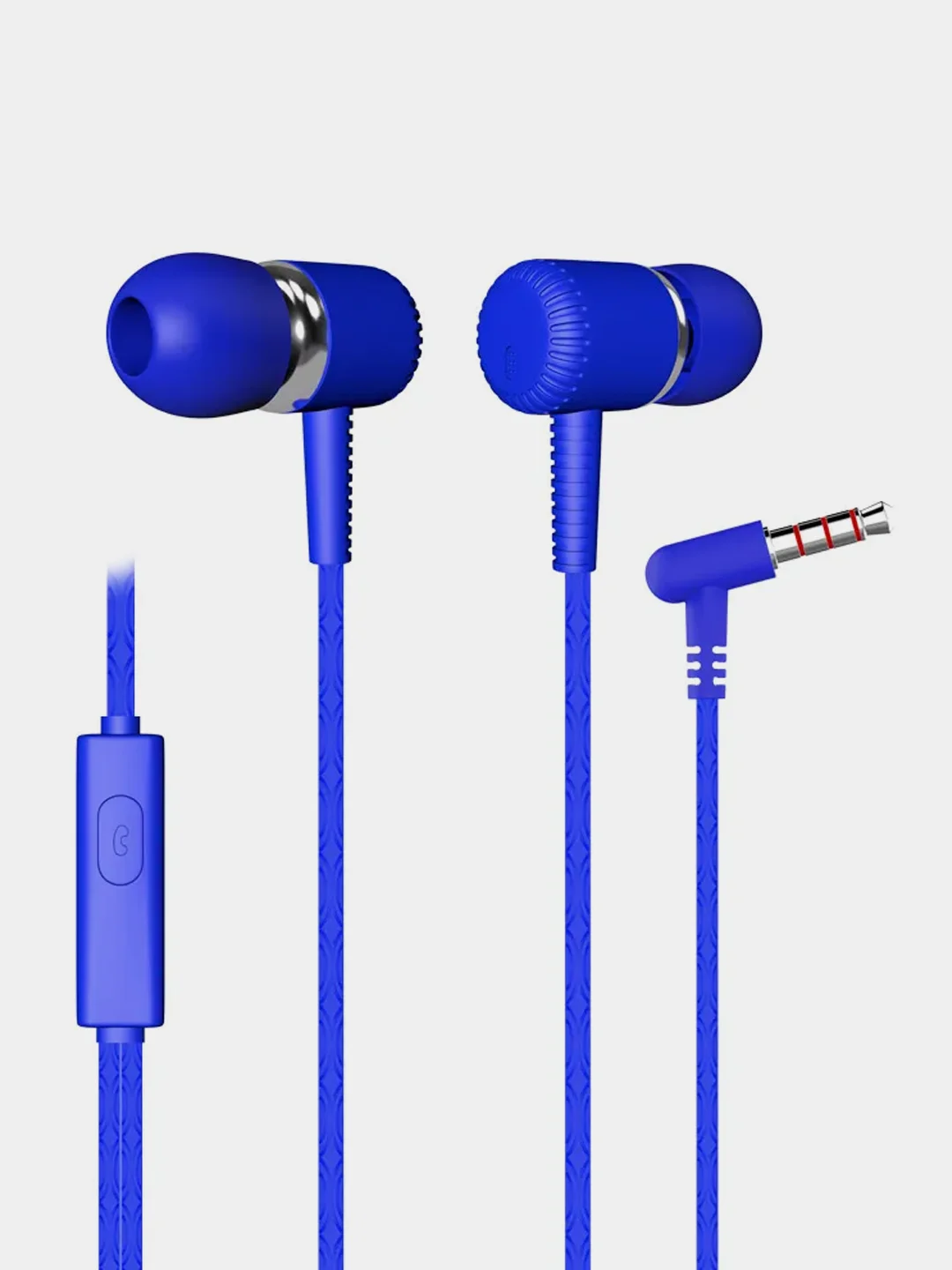Синий наушники проводные с микрофоном More choice G24 AUX