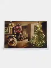 Желтый магнит новогодний "Тигр"