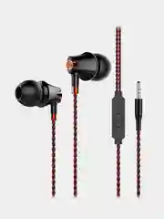 Красный наушники проводные с микрофоном More choice G26 AUX