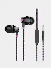 Фиолетовый наушники проводные с микрофоном More choice G26 AUX