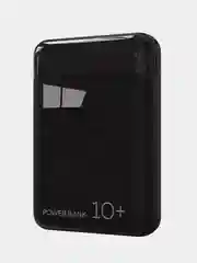 Черный внешний аккумулятор More choice PB32-10, 10000mAh, 2 USB, 2.1A