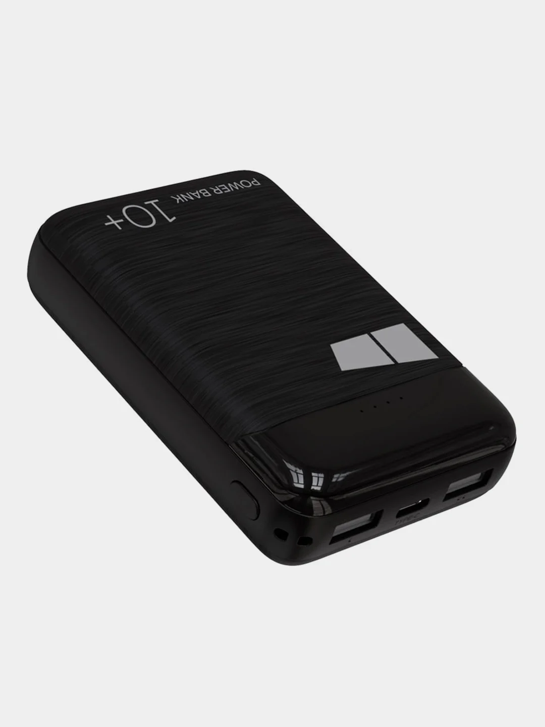 Черный внешний аккумулятор More choice PB32-10, 10000mAh, 2 USB, 2.1A