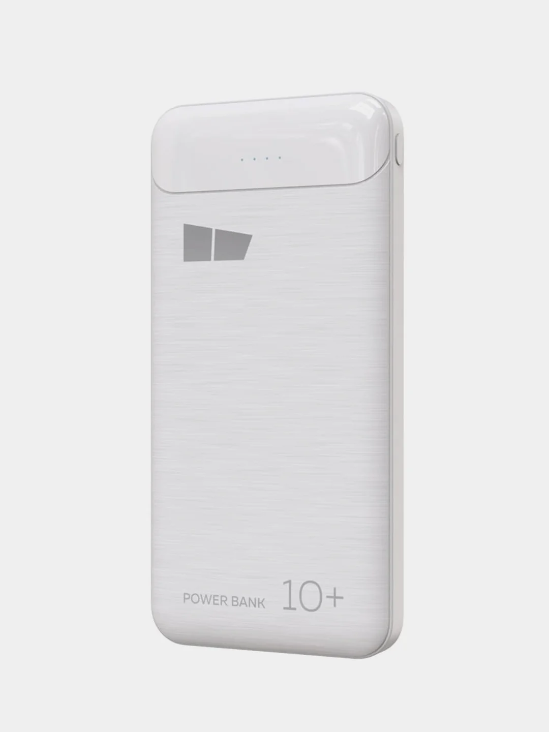 Белый внешний аккумулятор More choice PB33-10, 10000mAh, 2 USB, 2.1A