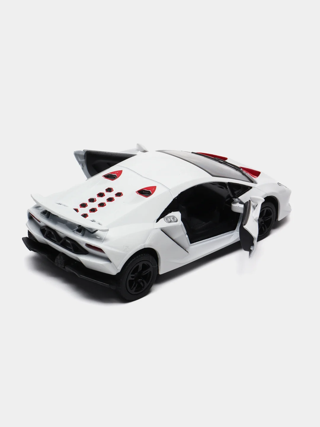 Белый машинка металлическая Kinsmart 1:38 "Lamborghini Sesto Elemento", KT5359D