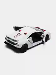 Белый машинка металлическая Kinsmart 1:38 "Lamborghini Sesto Elemento", KT5359D