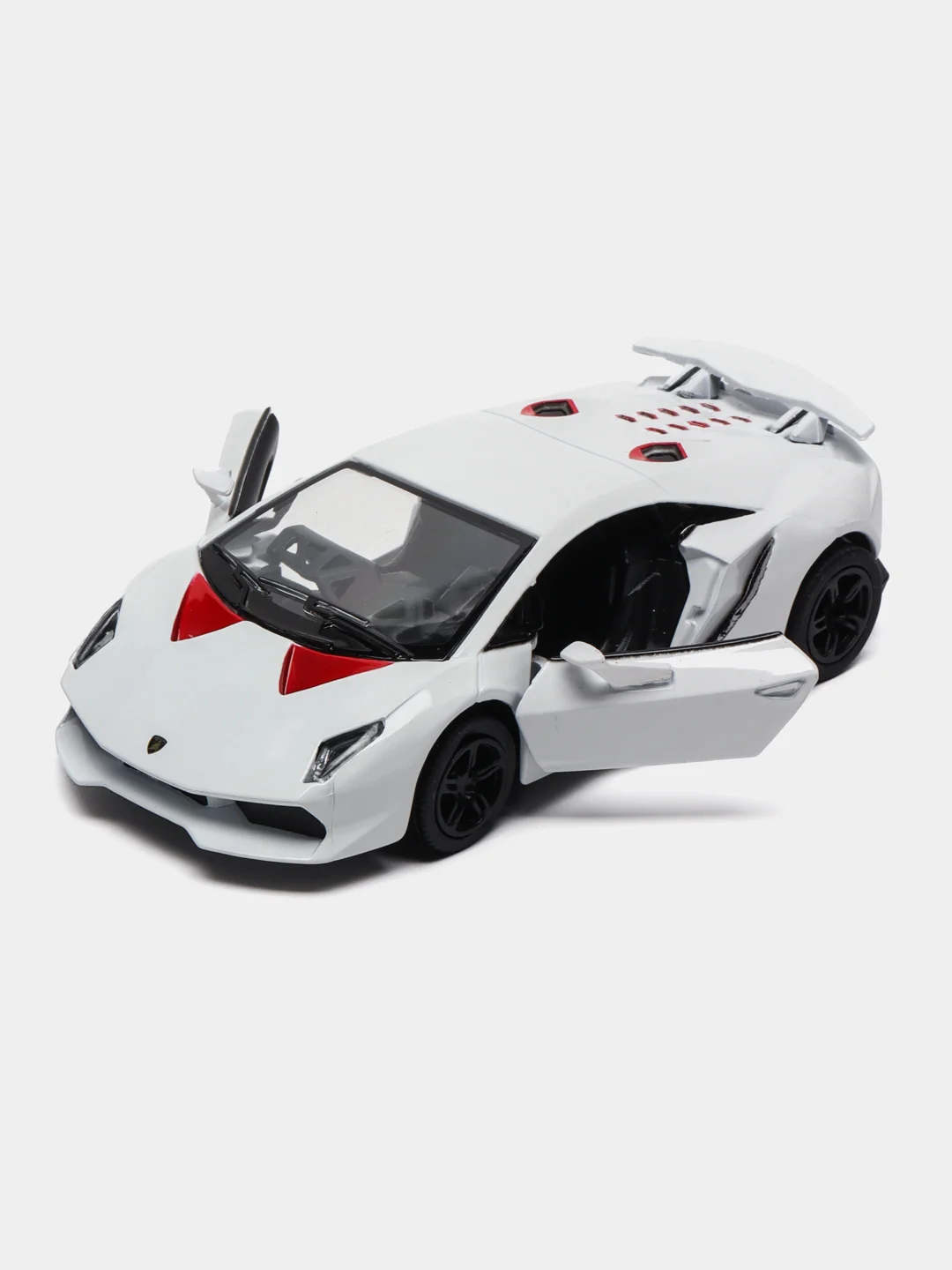 Белый машинка металлическая Kinsmart 1:38 "Lamborghini Sesto Elemento", KT5359D