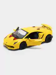 Желтый машинка металлическая Kinsmart 1:38 "Lamborghini Sesto Elemento", KT5359D