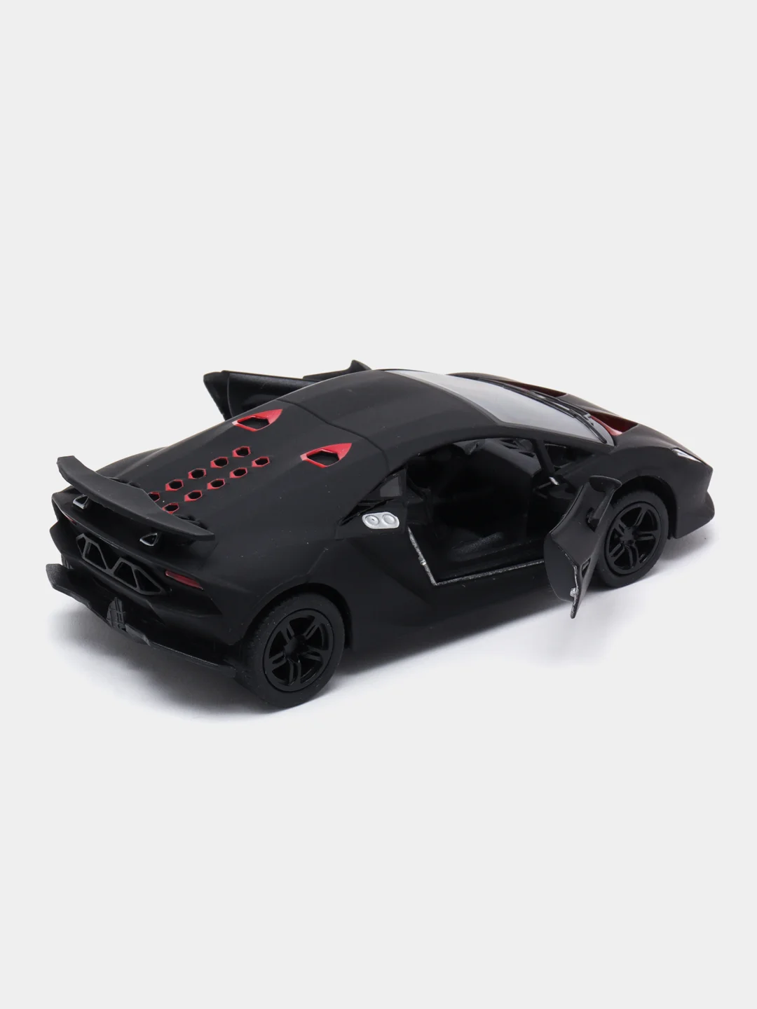 Черный машинка металлическая Kinsmart 1:38 "Lamborghini Sesto Elemento", KT5359D