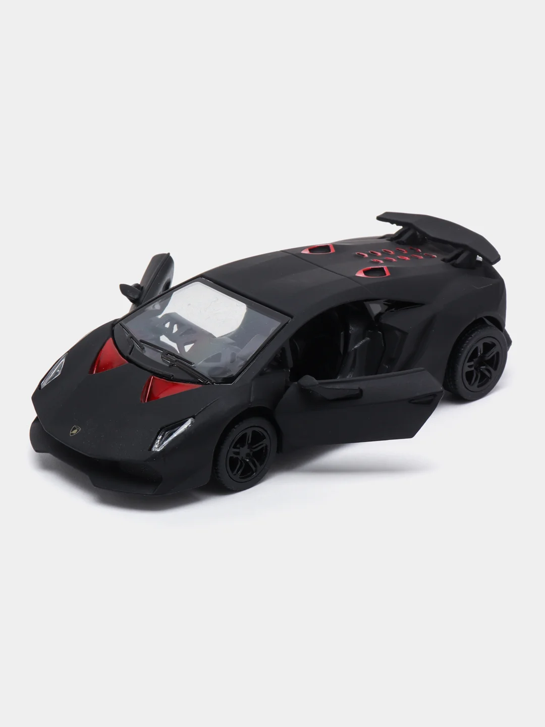 Черный машинка металлическая Kinsmart 1:38 "Lamborghini Sesto Elemento", KT5359D
