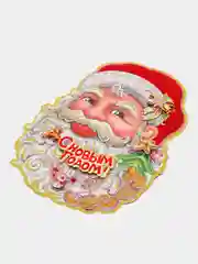 Зеленый 3д Наклейки новогодние/ Новогодние наклейки/ Наклейки с тигром/ Наклейки для интерьера