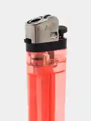 Красный зажигалка газовая кремниевая Flameclub