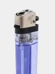 Темно-синий зажигалка газовая кремниевая Flameclub
