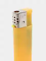 Желтый зажигалка FlameClub газовая, с пьезоподжигом, одноразовая