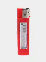 Красный зажигалка FlameClub газовая, с пьезоподжигом, одноразовая